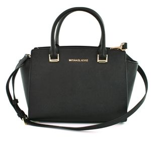 SOLD Michael Kors black Selma bag